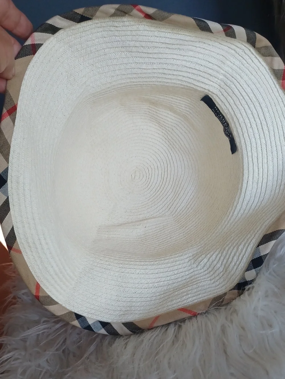 Vintage Early 2000' Burberry London By Patricia Underwood Colab Hat